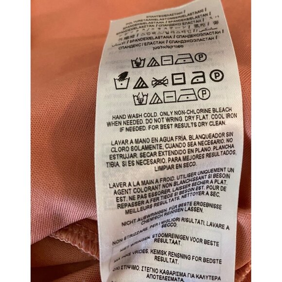 Guess Lace Off-Shoulder Dress Pink Medium - Picture 8 of 13